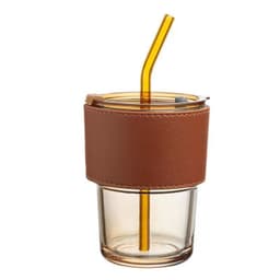 image-Fuyou Glass Water Cup 450ml - Transparent