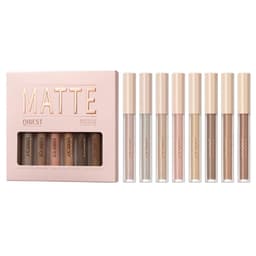 image-QIBEST Matte Liquid Eyeshadow 8 Color Set - Khaki