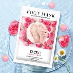 image-efero foot mask, horny calluses, dead skin, rose foot mask, putimi manufacturer, Longwei
