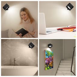 image-USB LED Bedside Night Light - Touch Control Magnetic