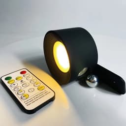 image-USB Rechargeable LED Wall Lamp - Touch Control Bedside
