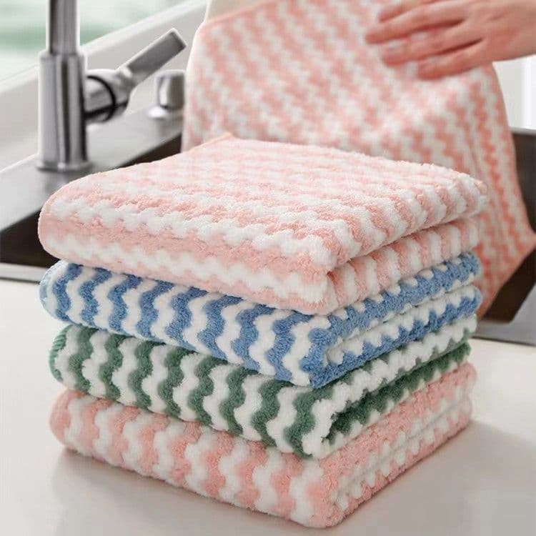 image-Cationic Dishcloth - Water Absorbent Double-Sided