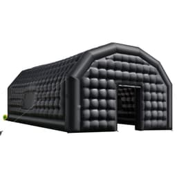 image-VEVOR Inflatable Nightclub, 29.5 x 19.7 x 13.1 ft Inflatable Party Tent with 1100W Blower & Sandbag, Ventilated Blow up Night Club with 2 Windows, Air Cube House for Event Birthday Wedding Party