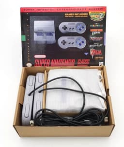 image-SNES Game Console 16 Bit MINI Game Console Replica