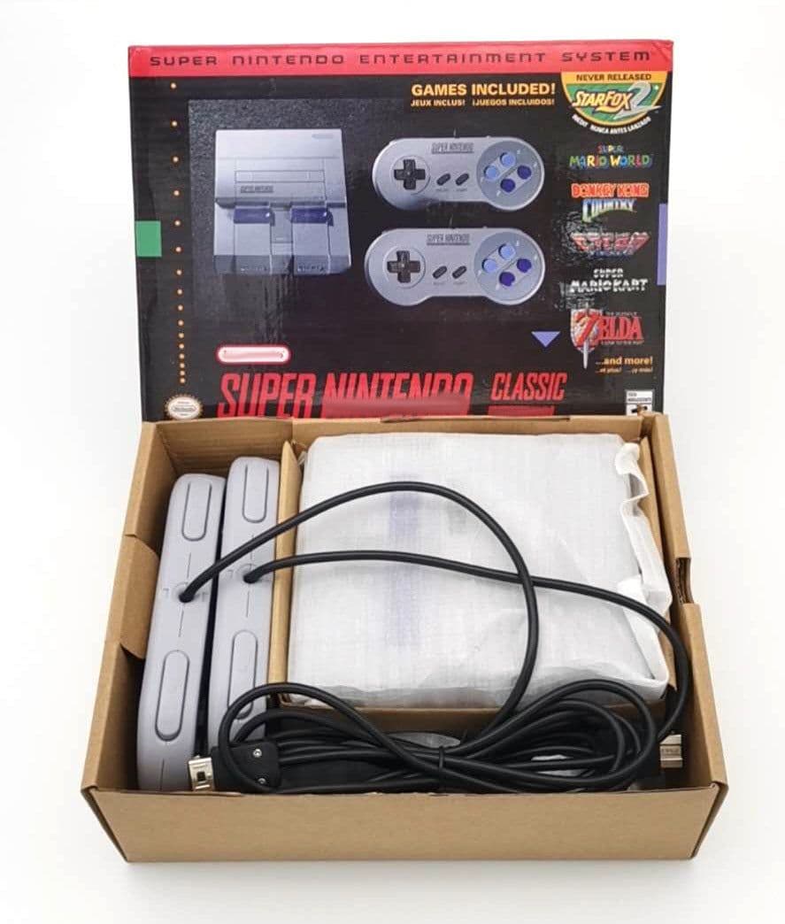 image-SNES Game Console 16 Bit MINI Game Console Replica