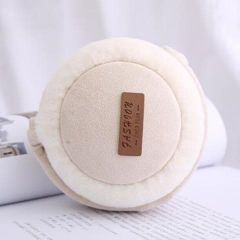 image-Bluetooth Earmuffs Headphones Warm Plush Earmuffs Ure Color Fashion Foldable Soft Simple Adjustable Winter Accessories