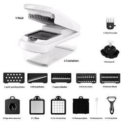 image-Household Multi-function Vegetable Chopper Kitchen 15-in-one