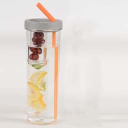 image-Multifunctional water cup with straw