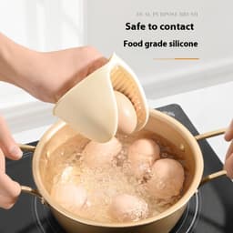 image-Silicone Microwave Oven Insulated Gloves Heatproof Baking Handbag