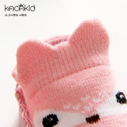 image-Wholesale spring children's socks men and women baby cartoon baby shoes and socks non-slip soft bottom toddler socks leather bottom children's floor socks