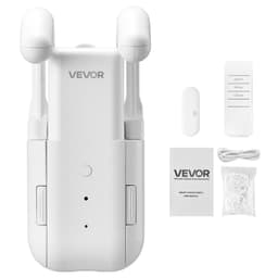 image-VEVOR Automatic Curtain Opener, APP and Remote Control, Hub Included, Electric Smart Curtain Opener Compatible with Alexa and Google Home, Timed Opening and Closing, Silent Mode, for Roman Rods