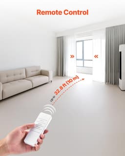 image-VEVOR Automatic Curtain Opener, 2 Pack, APP and Remote Control, Hub Included, Electric Smart Curtain Opener Compatible with Alexa and Google Home, Timed Opening and Closing, for Roman Rods, U/I Rails