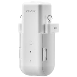 image-VEVOR Automatic Curtain Opener, 2 Pack, APP and Remote Control, Hub Included, Electric Smart Curtain Opener Compatible with Alexa and Google Home, Timed Opening and Closing, for Roman Rods, U/I Rails