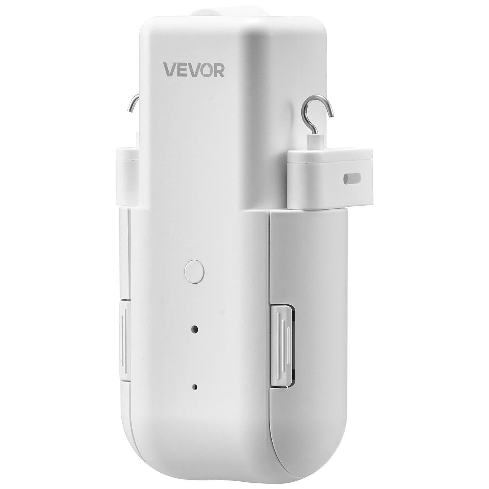 image-VEVOR Automatic Curtain Opener, 2 Pack, APP and Remote Control, Hub Included, Electric Smart Curtain Opener Compatible with Alexa and Google Home, Timed Opening and Closing, for Roman Rods, U/I Rails