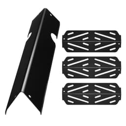image-VEVOR Flavorizer Bars and Heat Deflectors, 17 in Grill Replacement Part, for Weber Genesis ll 310 315 335 340, E/S 325s, ES/SX 325s, E/S 335, EX/SX/EPX-335 Grills, Porcelain-enameled Steel, 8 Pack
