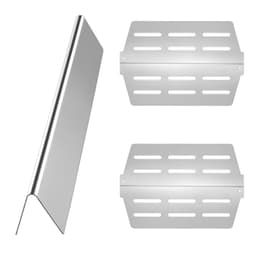 image-VEVOR Flavorizer Bars and Heat Deflectors, 17 inch Grill Replacement Part, for Weber Genesis 300 Series Grills, Including E310 E320 E330 S310 S320 S330, Stainless Steel Thicker Heat Plate, 7 Pack