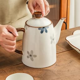 image-Underglaze Cup Suit Household Living Room Water Cup Water Pot Tea Set