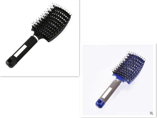 image-Bristle Hair Brush - Detangler Massage Comb