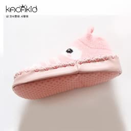 image-Wholesale spring children's socks men and women baby cartoon baby shoes and socks non-slip soft bottom toddler socks leather bottom children's floor socks