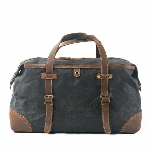 image-High Quality Large Canvas Outdoor Fitness Duffel Bag