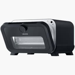 image-VEVOR Pizza Oven, 8 Presets Electric Pizza Ovens Air Fry Combo, 12-Inch Indoor Pizza Maker Smart Knob Control , 750°F Max Temp, IPX4 Waterproof Countertop Pizza Cooker w/Pizza Stone,Fry Basket