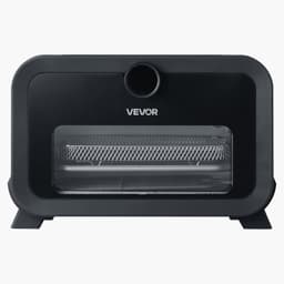image-VEVOR Pizza Oven, 8 Presets Electric Pizza Ovens Air Fry Combo, 12-Inch Indoor Pizza Maker Smart Knob Control , 750°F Max Temp, IPX4 Waterproof Countertop Pizza Cooker w/Pizza Stone,Fry Basket
