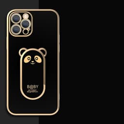 image-Panda Magnetic Ring Holder Phone Case Cover