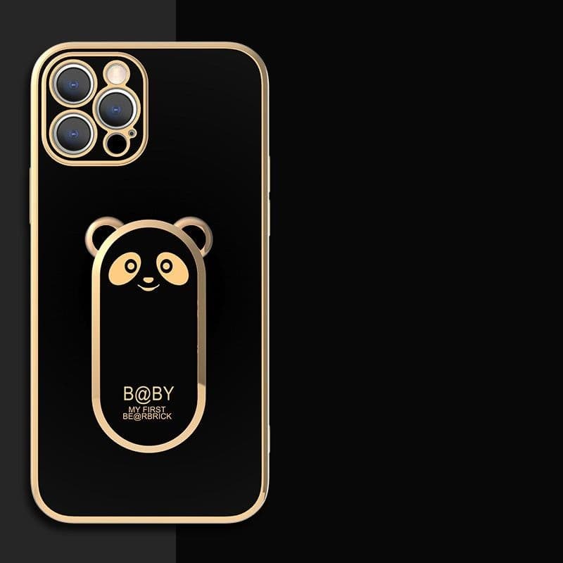 image-Panda Magnetic Ring Holder Phone Case Cover