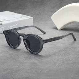 image-Retro Round Small Frame High Sense Men's And Women's Sunglasses