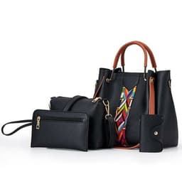 image-Four-Piece Fashion PU Handbag For Women