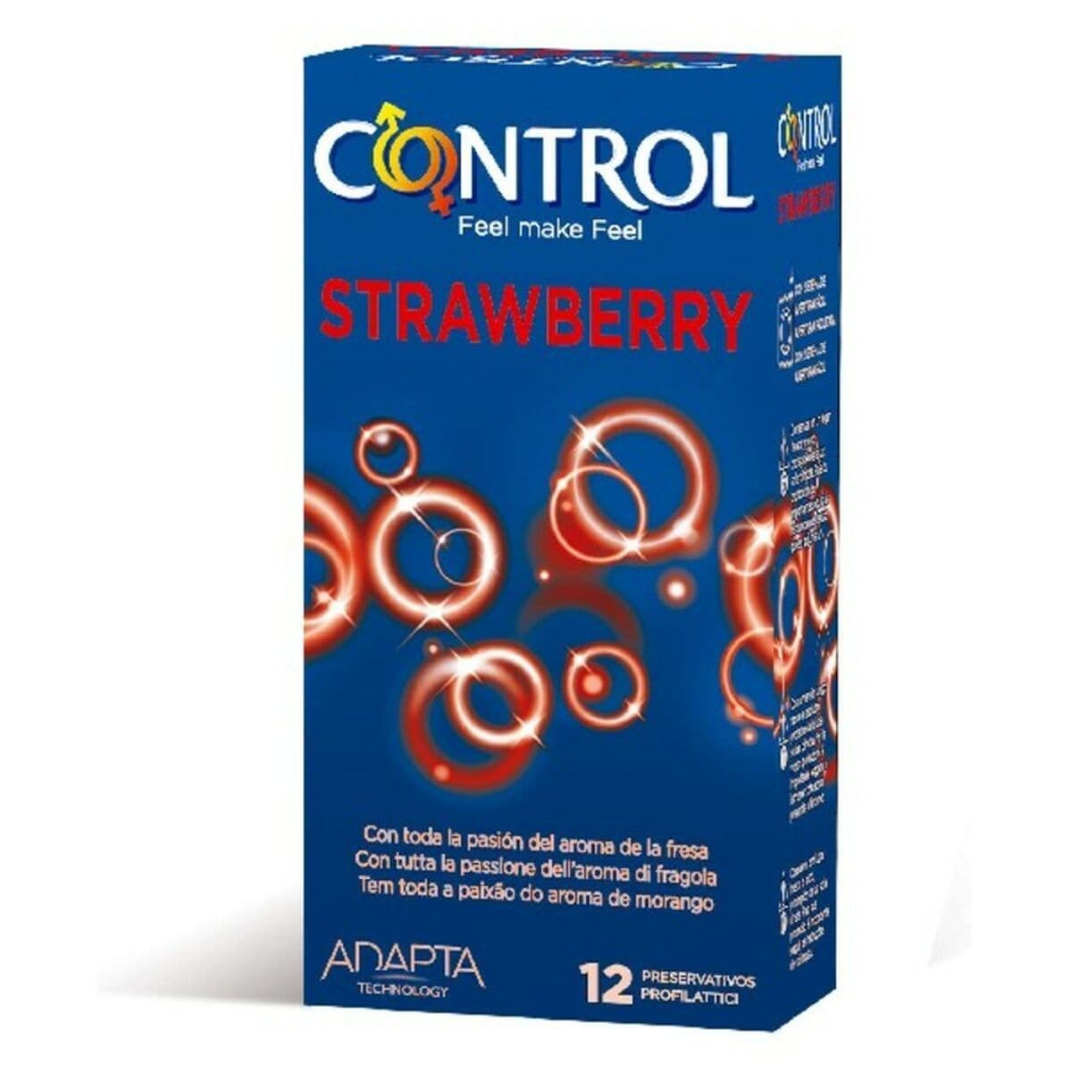 image-Condoms Control 43224 Strawberry (12 uds)