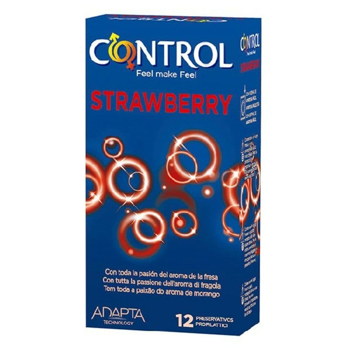 image-Condoms Control 43224 Strawberry (12 uds)