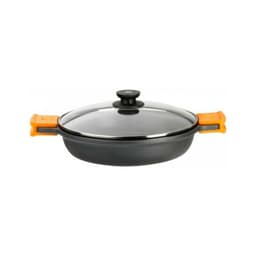 image-Casserole with glass lid BRA Braisogona_A270520 1,5 L (Ø 20 cm) Black Ø 20 cm 1,5 L