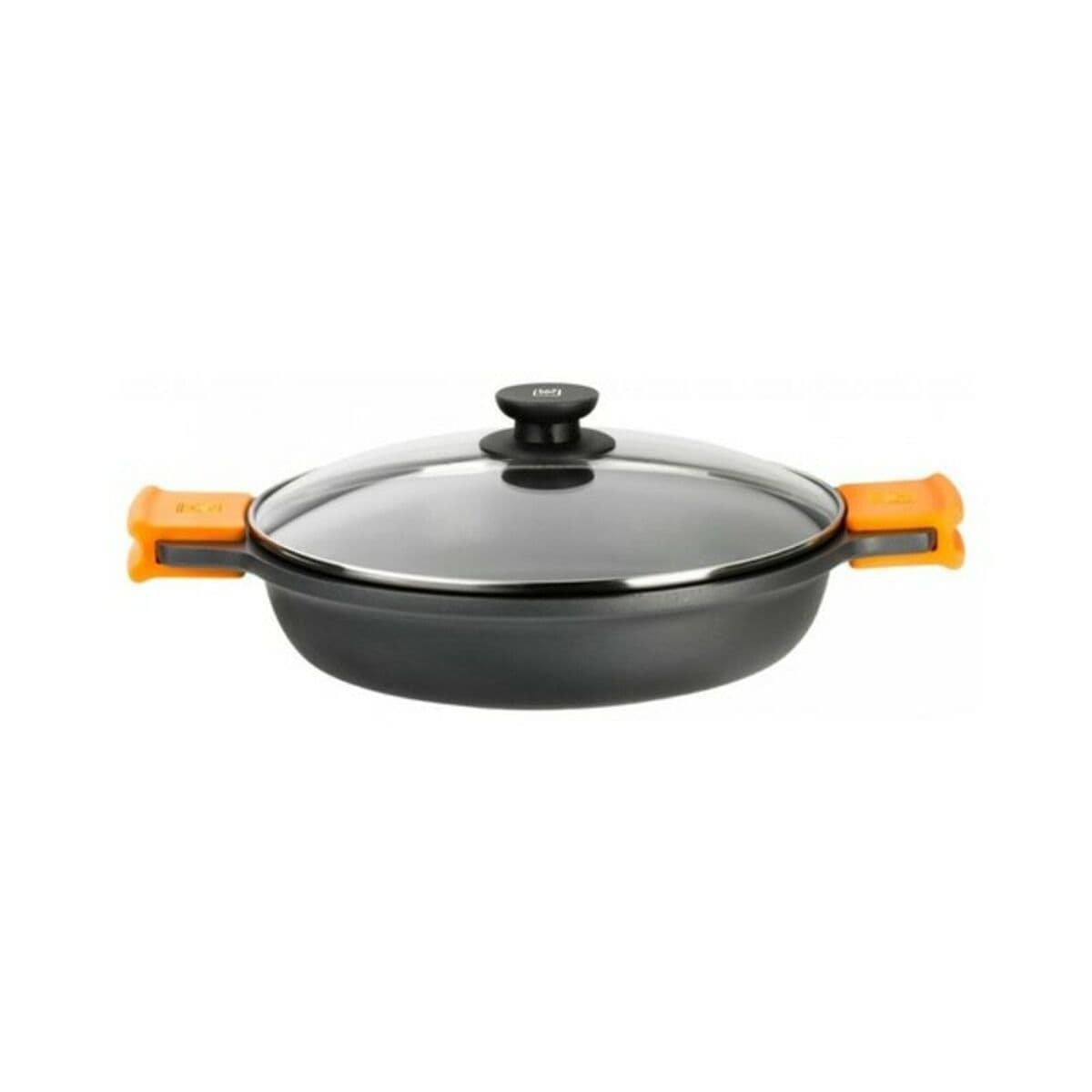 image-Casserole with glass lid BRA Braisogona_A270520 1,5 L (Ø 20 cm) Black Ø 20 cm 1,5 L
