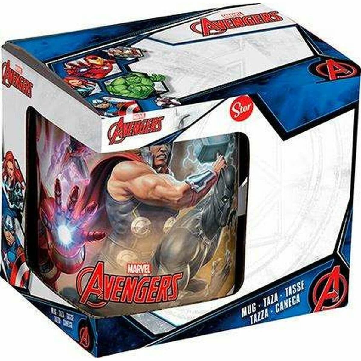 image-Mug The Avengers Infinity White Ceramic Red (350 ml)