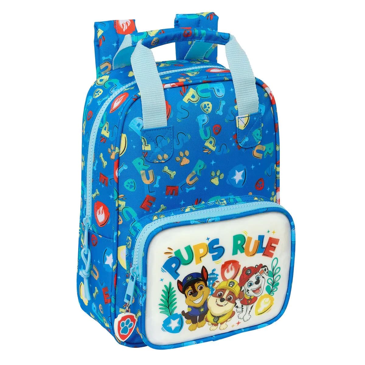 image-School Bag The Paw Patrol Pups rule Blue 20 x 28 x 8 cm