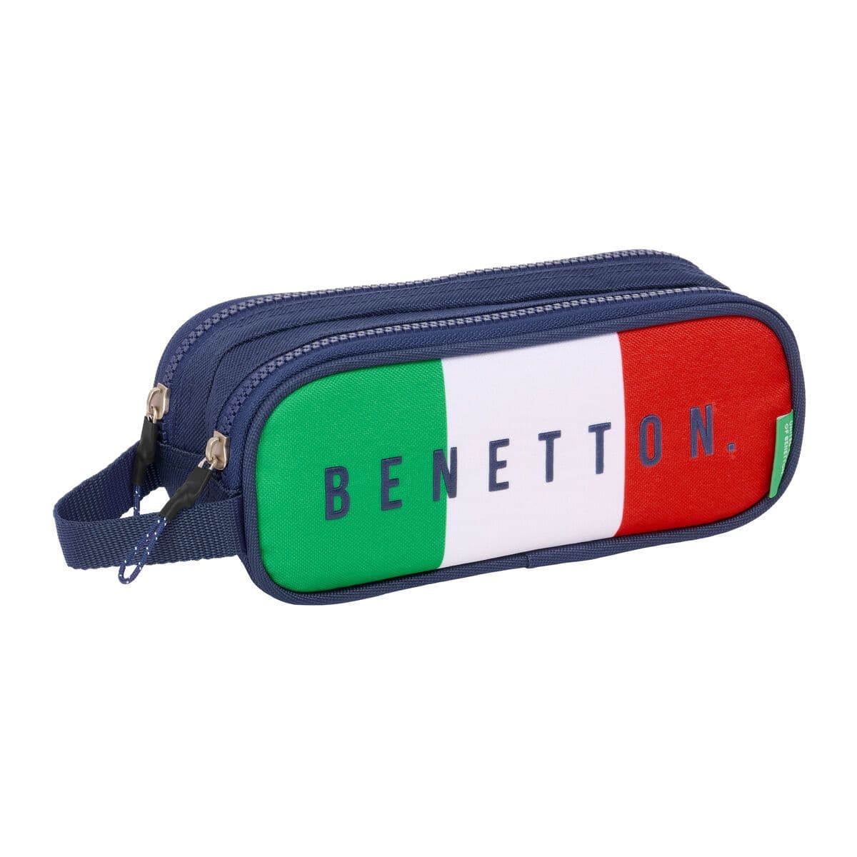 image-Double Carry-all Benetton Flag Navy Blue 21 x 8 x 6 cm