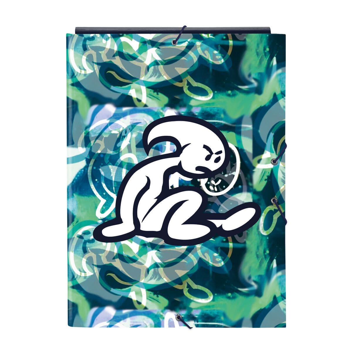 image-Ring binder El Niño Kook Navy Blue A4 26 x 33.5 x 2.5 cm