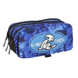 image-Triple Carry-all El Niño Roller Blue Black 21,5 x 10 x 8 cm
