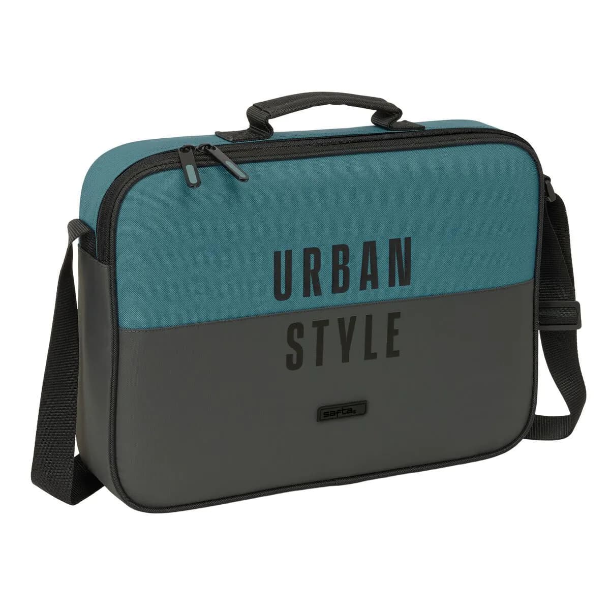image-School Satchel Safta Urban style Blue Grey 38 x 28 x 6 cm