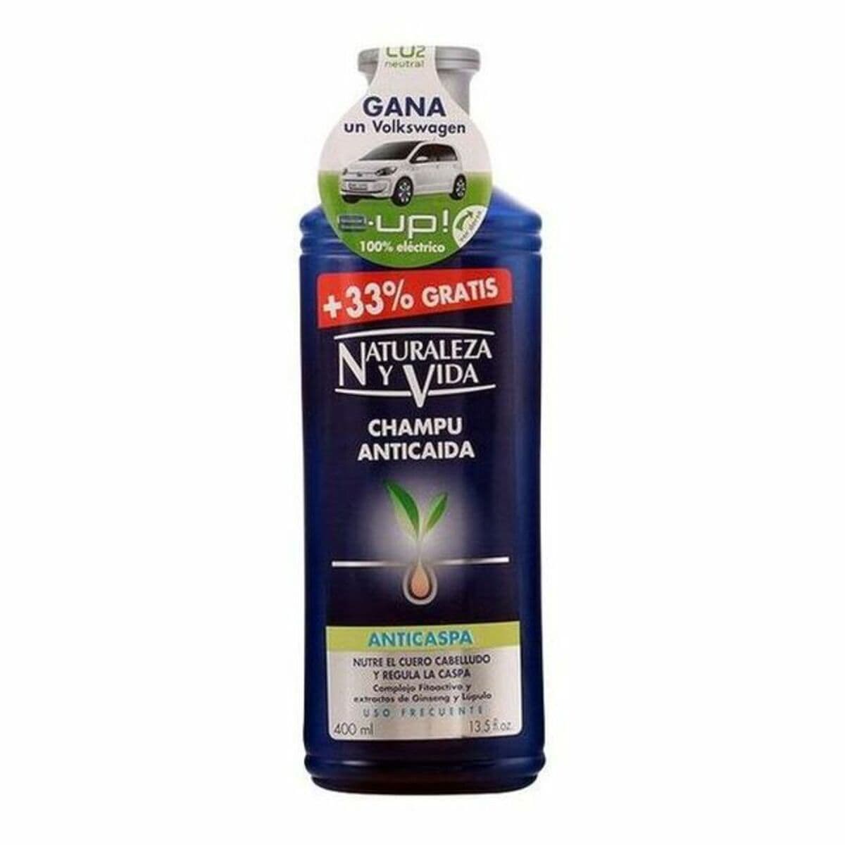 image-Anti-Dandruff and Anti-Hair Loss Shampoo Naturaleza y Vida Champu Anticaida 300 ml