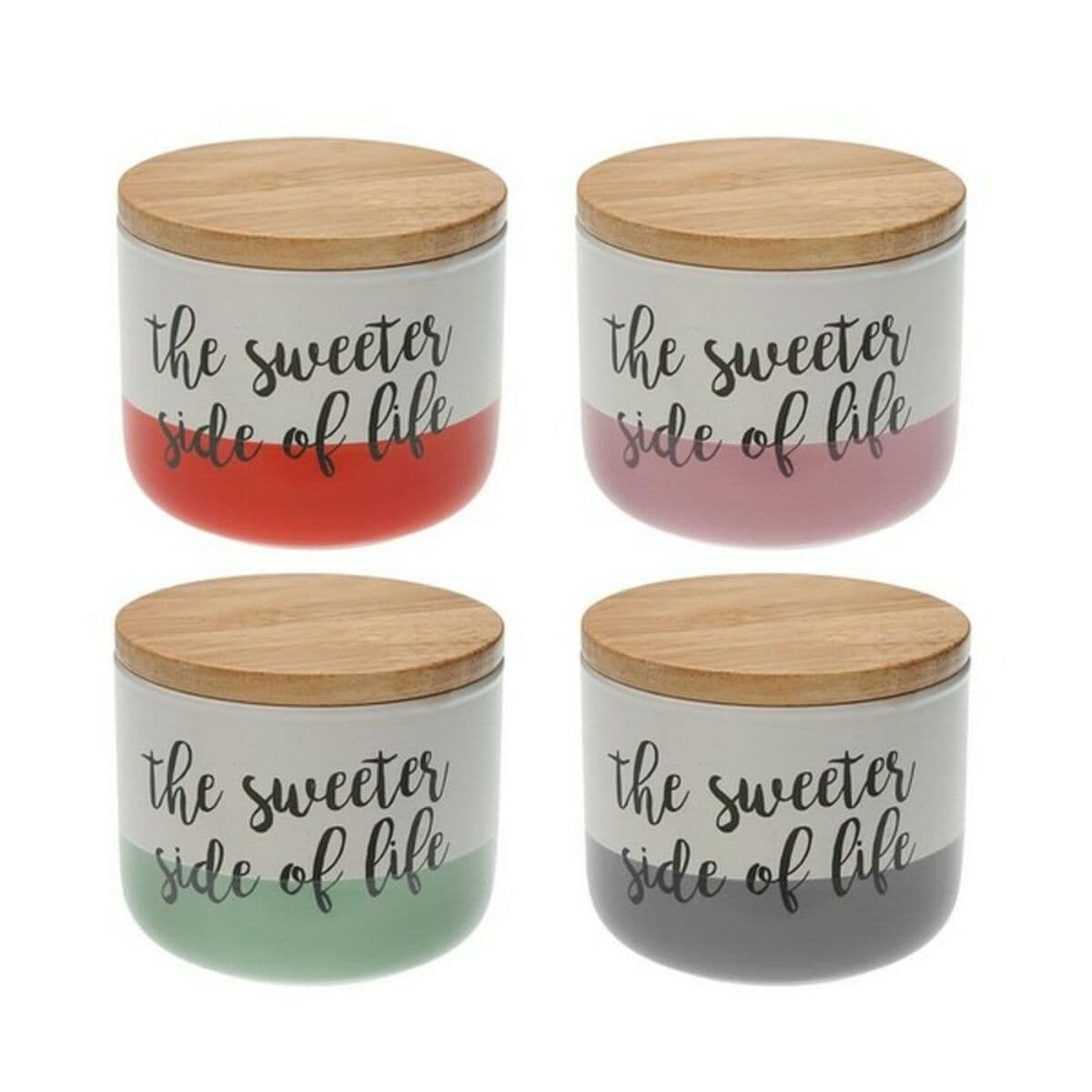 image-Tin Versa The Sweetes Side Of Life Foldable Porcelain Wood (10 x 8,2 x 10 cm)
