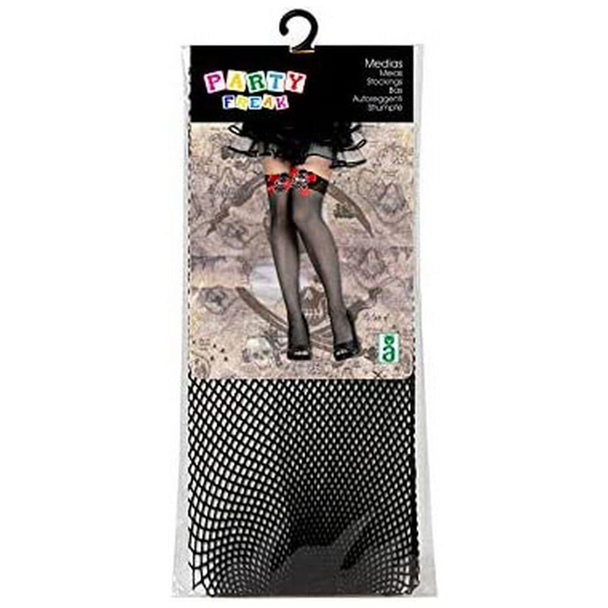 image-Costume Stockings Pirate One size Black Pirate