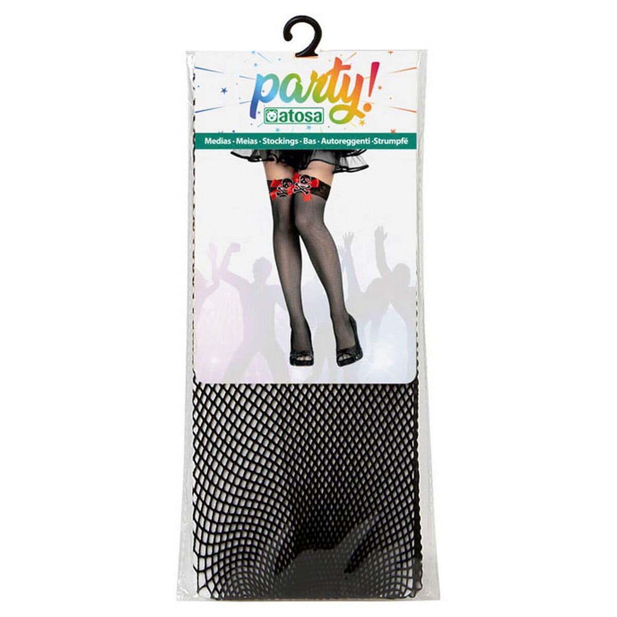 image-Costume Stockings Pirate One size Black Pirate