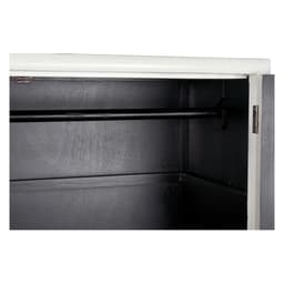 image-Cupboard DKD Home Decor White Golden Metal Poplar 120 x 50 x 175 cm