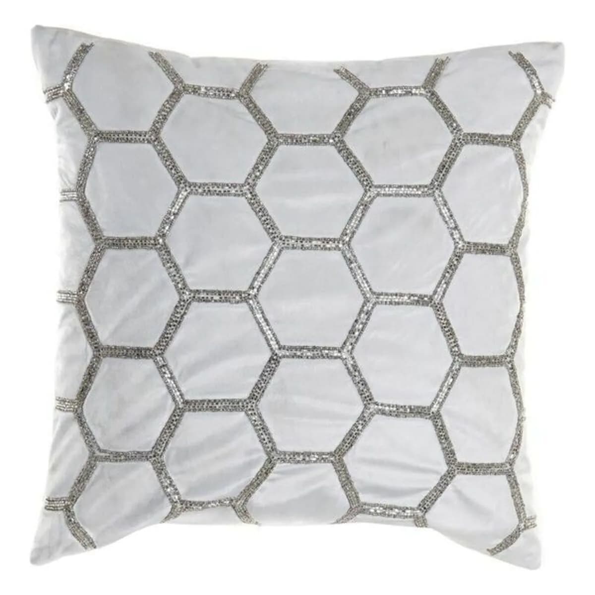 image-Cushion DKD Home Decor Velvet Geometric (45 x 45 cm)