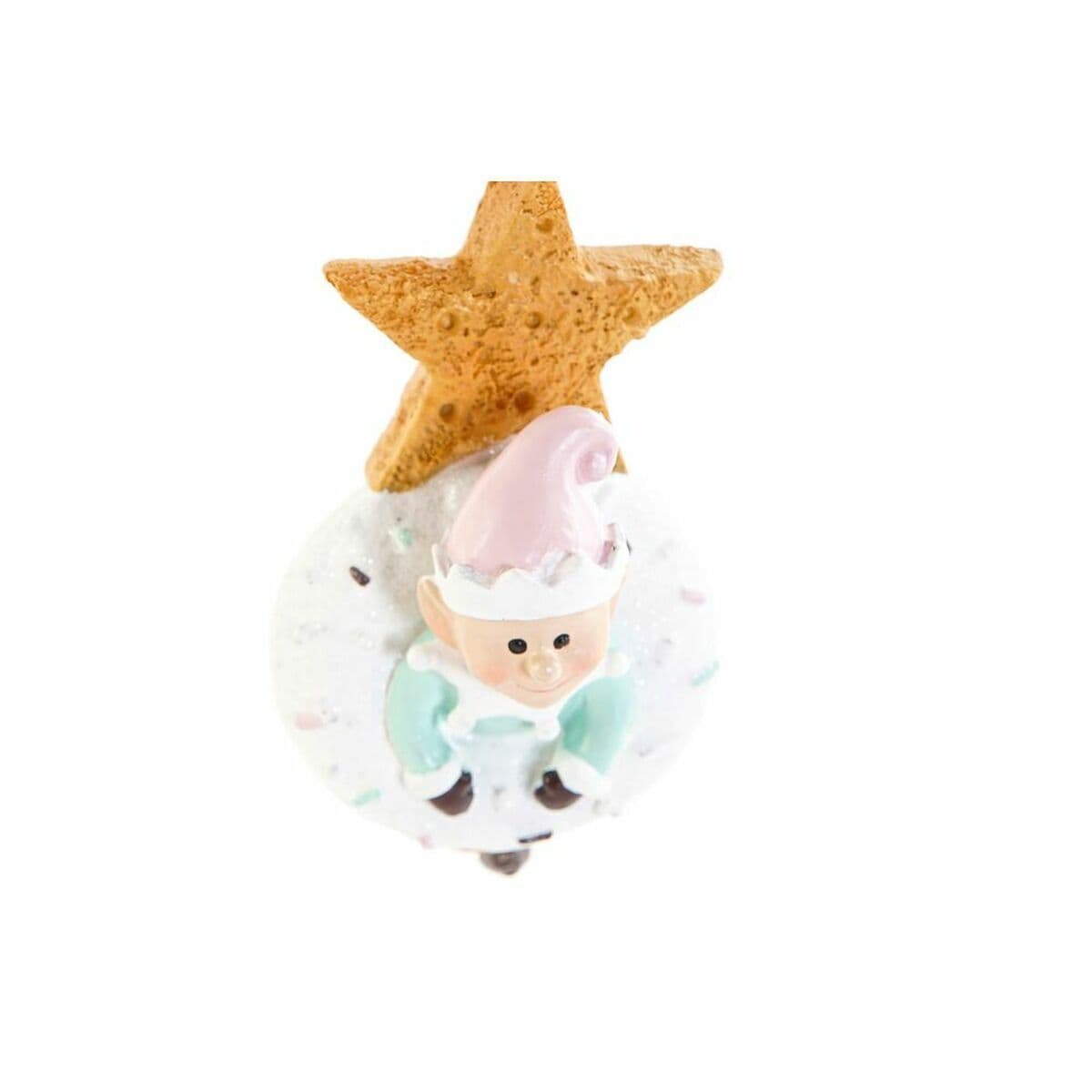 image-Hanging decoration DKD Home Decor Christmas Resin (2 pcs) (5.5 x 5 x 9 cm)