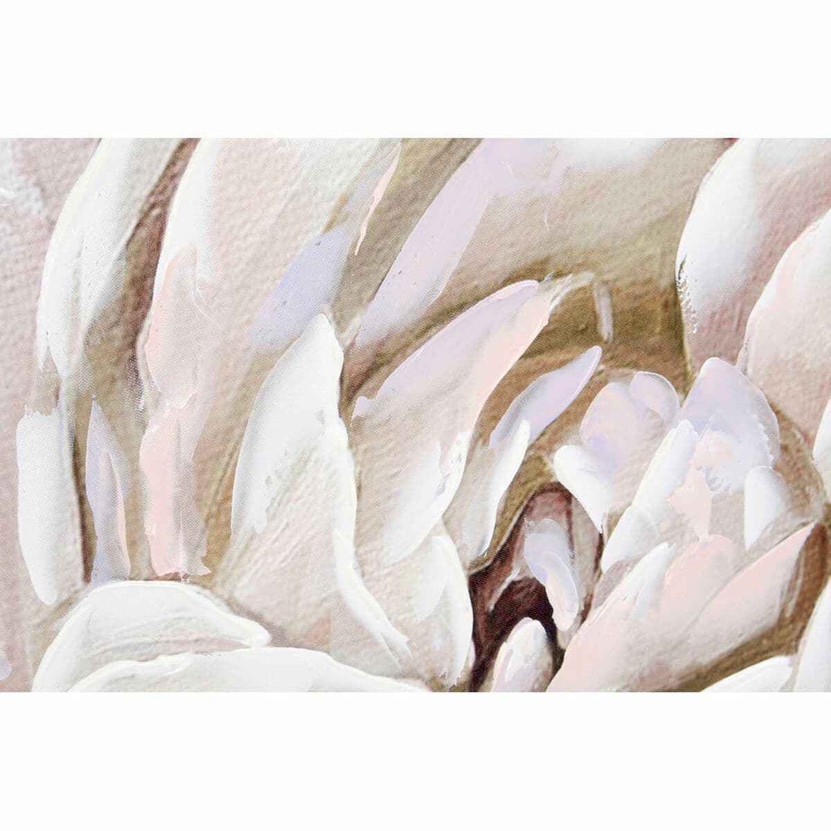 image-Canvas DKD Home Decor Canvas MDF Wood 80 x 3 x 80 cm Flower