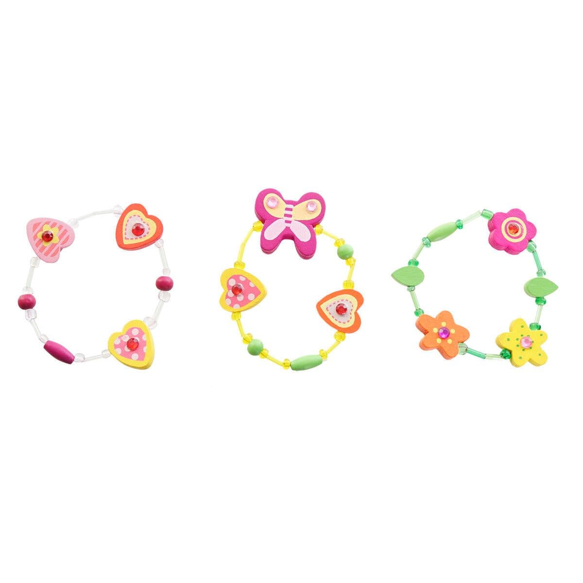 image-Bracelet DKD Home Decor Multicolour Flowers Children's