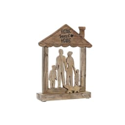 image-Decorative Figure DKD Home Decor Brown Mango wood Modern Family (30 x 8 x 39 cm)